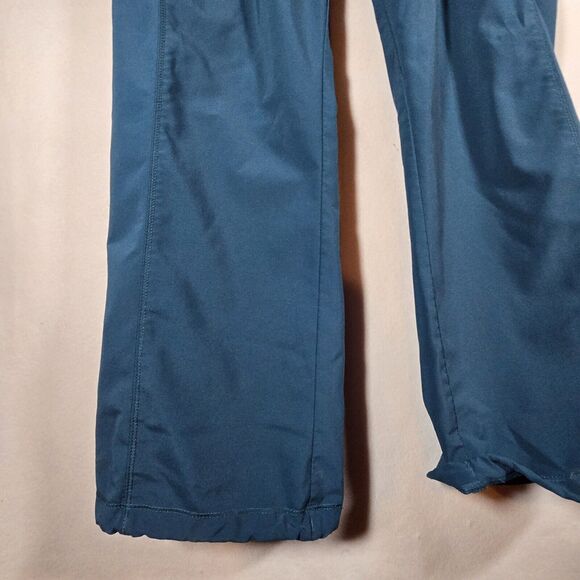 Womens Blue/green 2XL Scrub Pants Slim Flat Front Waisted Pants Slit Ankle - Picture 5 of 12